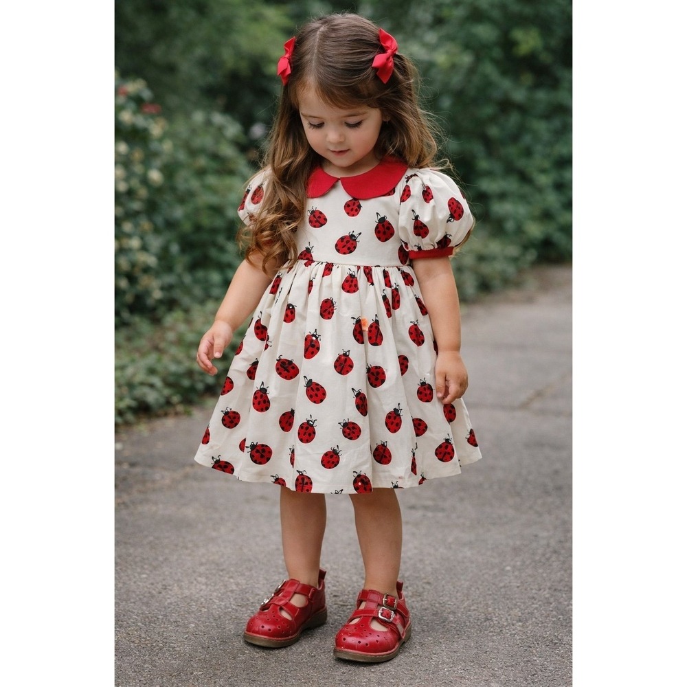 Kids Vintage Red Mary Jane Shoes (toddler size)